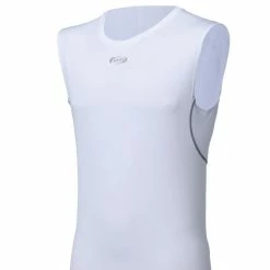 BBB Sous Vêtement été BaseLayer Homme Sans Manches Blanc