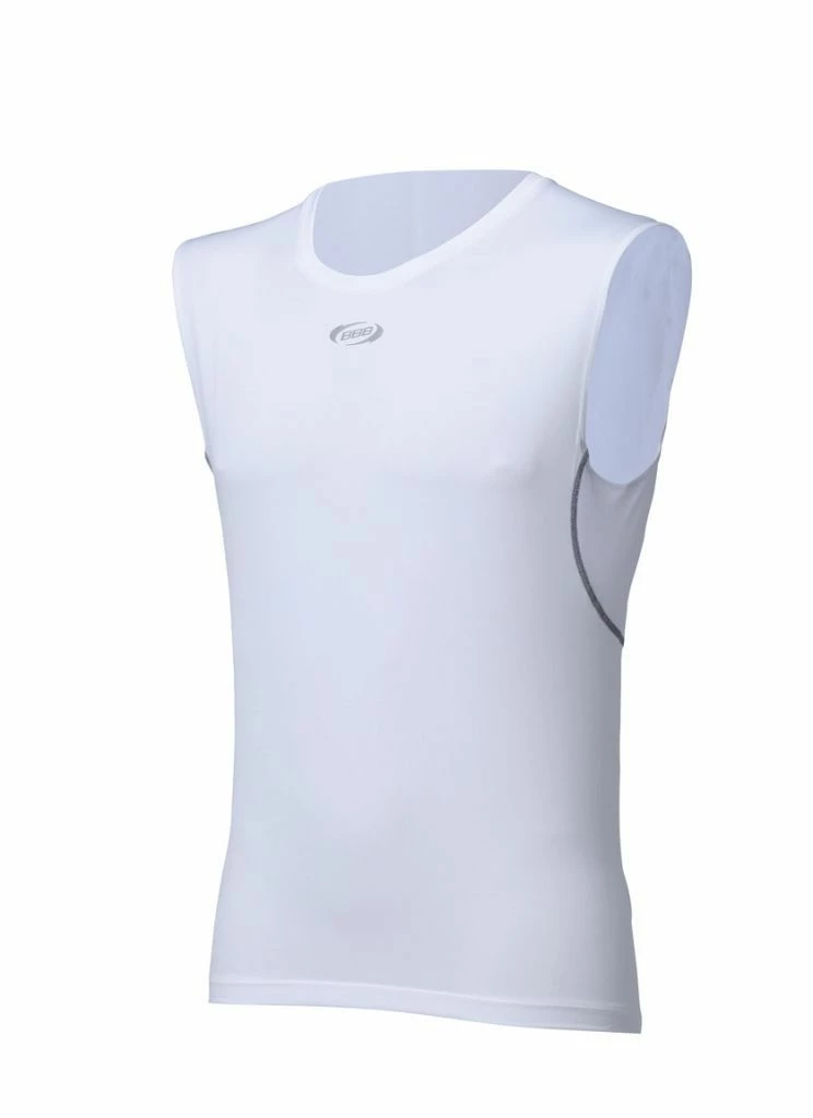 BBB Sous Vêtement été BaseLayer Homme Sans Manches Blanc 3 BBB Sous Vêtement été BaseLayer Homme Sans Manches Blanc