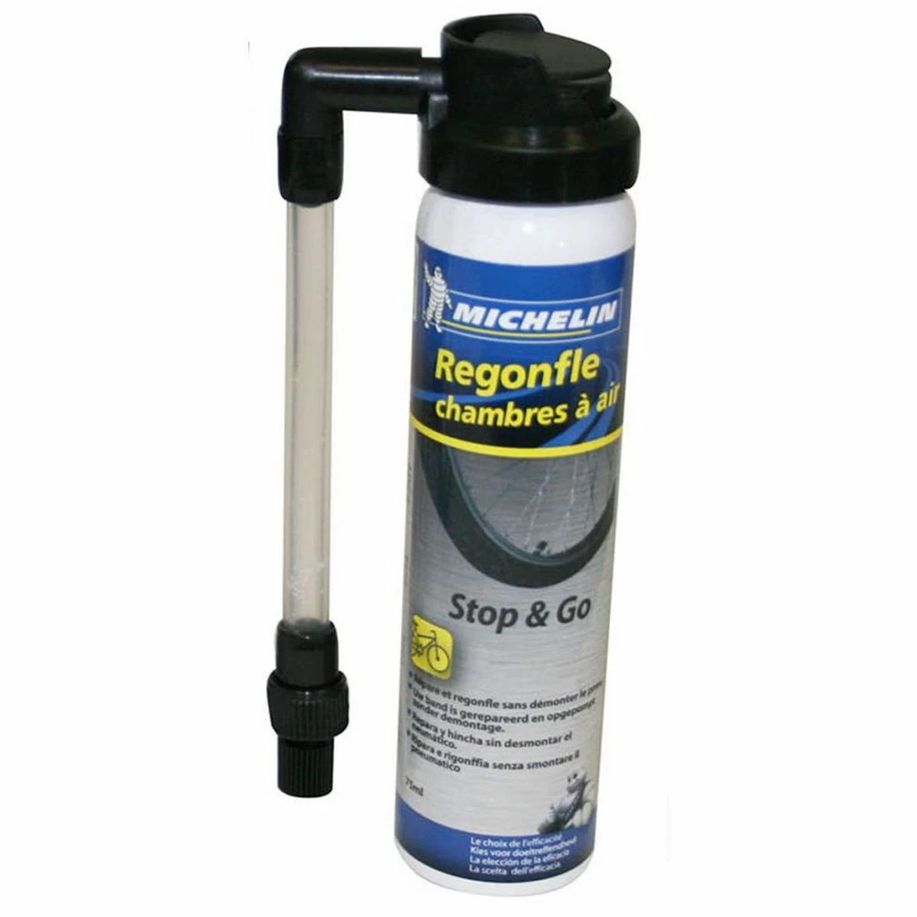 BOMBE ANTI CREVAISON MICHELIN STOP&GO 75ml 3 BOMBE ANTI CREVAISON MICHELIN STOP&GO 75ml