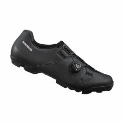 France Vélo Soldes Boutique 24 Shimano Chaussures VTT XC300 Noir