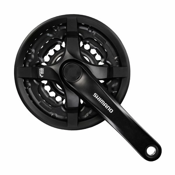 SHIMANO Pédalier 6/7/8v Noir FC-TY501 42/34/24D 170mm 3 SHIMANO Pédalier 6/7/8v Noir FC-TY501 42/34/24D 170mm