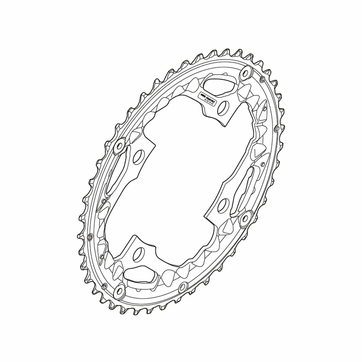 SHIMANO Plateau 44D-AEFC-T521 Noir 3 SHIMANO Plateau 44D-AEFC-T521 Noir