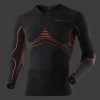 Sous Maillot X-Bionic Energy Accumulator Shirt Long Noir Orange